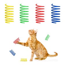 SPOT Colorful Cat Spring Toys 2" Bouncy Coils for Indoor Cats 2 Inch, Multi