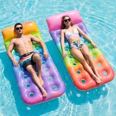 FindUWill Inflatable Pool Floats Adults, 2 Pack Pool Floats Adult Heavy Duty,...