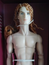 Integrity Toys X Cold Carbon After Dark Bellamy Blue Doll Nude + Extra