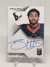 2016 Panini Donruss Elite Pen Pals Braxton Miller RC Auto #PP-BM Texans