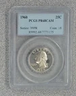 1960 Proof 90% Silver Washington Quarter PCGS PR68CAM (175)