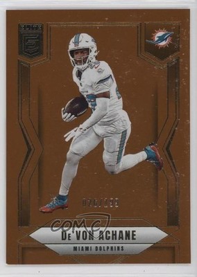 2025 Panini Donruss Elite Orange /199 De'Von Achane #44 0c6