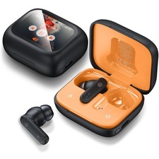 Wireless Earbuds Bluetooth 5.4 Headphones, Touch Screen, ENC Noise Cancelling...
