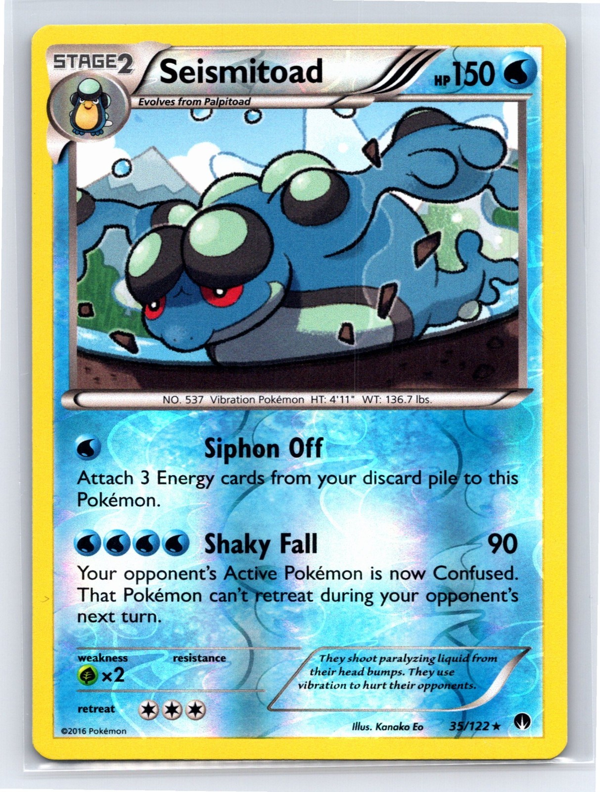 Seismitoad 35 - BREAKpoint Reverse Holo - LP