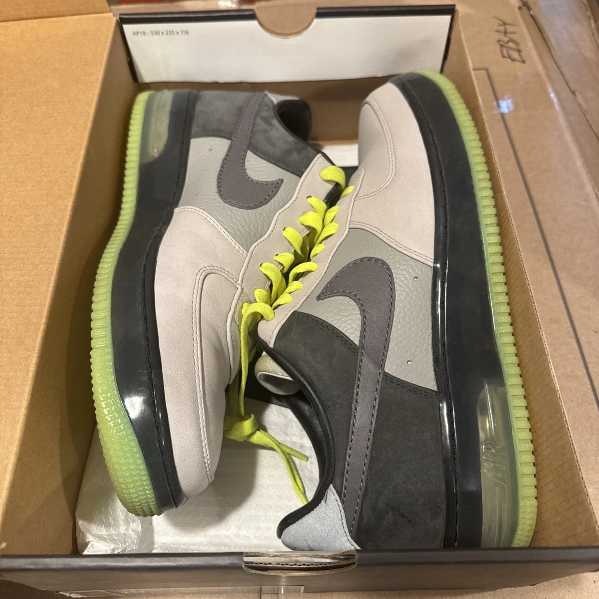 Nike Air Force 1 Supreme Max Air Gray for Sale | Authenticity
