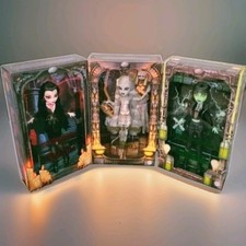 Monster High x Universal Monsters Dracula, The Mummy, Frankenstein Doll Set New