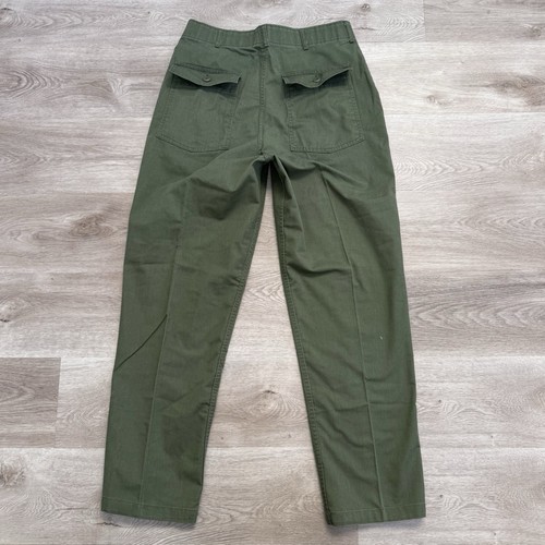 Vintage Military Fatigue Pants Men’s ACTUAL SZ 32x30 Green 80s OG 507 107