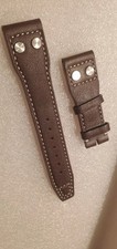 Authentic IWC Big Pilot Santoni 22mm x 18mm Brown Calf Leather Watch Strap OEM