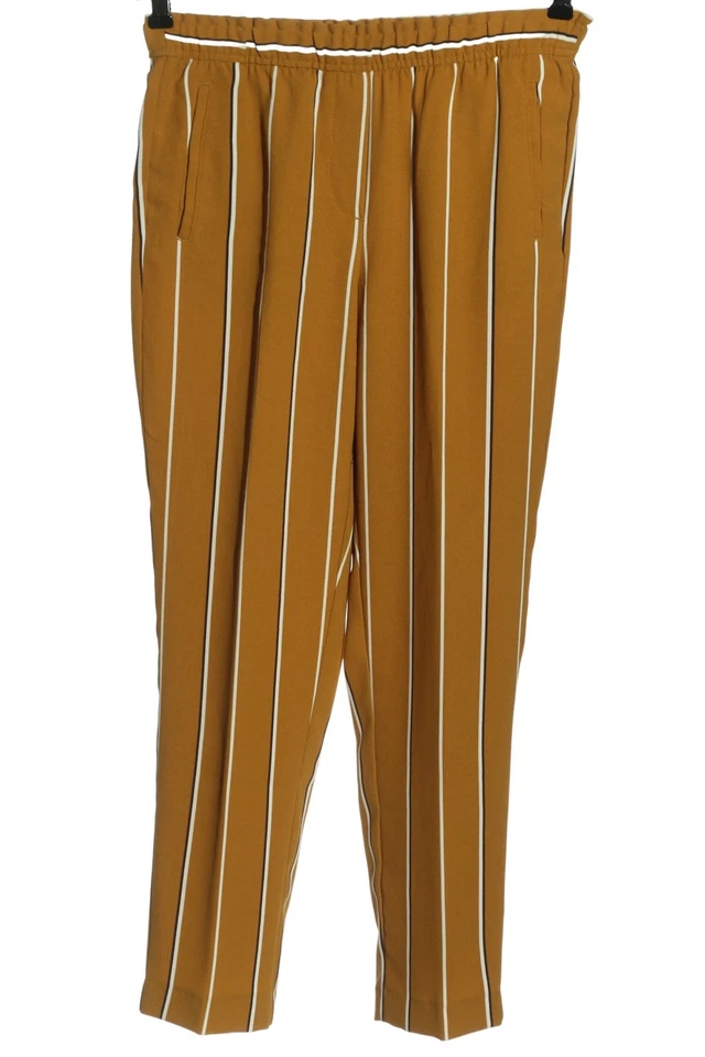 H&M Pantalón tipo suéter Mujeres Pantalón Talla EU 36 naranja claro-blanco - Imagen 1 de 4
