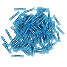 Heat Shrink But Connectors Waterproof Electrical Wire Marine Butt Splice 100PCS