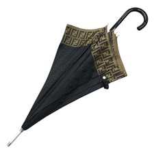 FENDI Italy ATC Vintage Used Luxury Long Umbrella FF Multicolor Gorgeouss 7