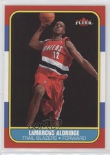 2006-07 Fleer 1986-87 Fleer Design LaMarcus Aldridge #67 0dk