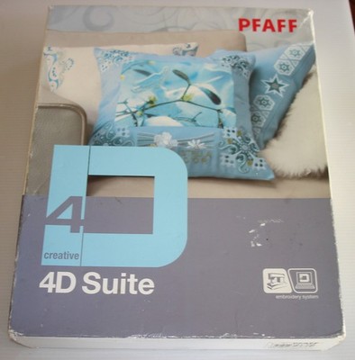 Pfaff 4D Suite Embroidery WITH Dongle All Manuals Complete