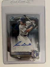 2025 Bowman Draft - Chrome Prospect Autographs Sean Gamble #CPA-SG (AU, RC)