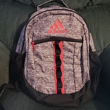 Adidas Prime Backpack Onix Gray/Black Red Colorway Unisex NWOT