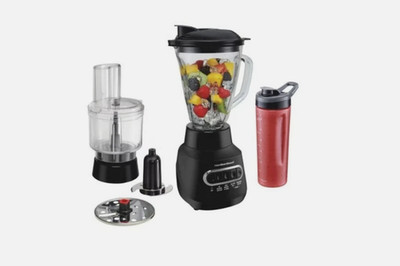 Hamilton Beach Kitchen System 3-in-1 Blender with 52oz Food Processor Glass