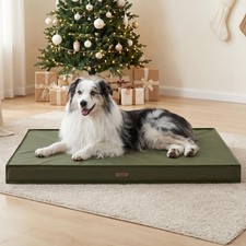 LE SURE Outdoor Waterproof Dog Beds Large Sized Dog, Orthopedic Egg Crate Foa...