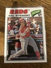 2026 Topps Heritage Sal Stewart RC #221 Cincinnati Reds Rookie