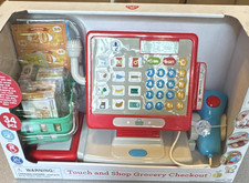 Touch and Shop Grocery Checkout 34 Piece Pretend Play Set with Touch Screen