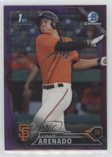 2016 Bowman Chrome Prospects Purple Refractor 48/250 Jonah Arenado #BCP240 11t9