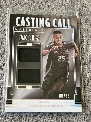 2024-25 Panini NOIR Casting Call Materials Roberto Alvarado No CC-RA #/65  