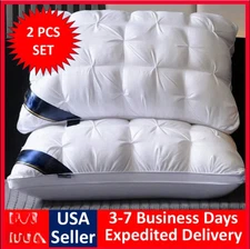 Queen Size Pillow Set of 2 Soft Gel Cushions for All Sleeping Positions upgrade