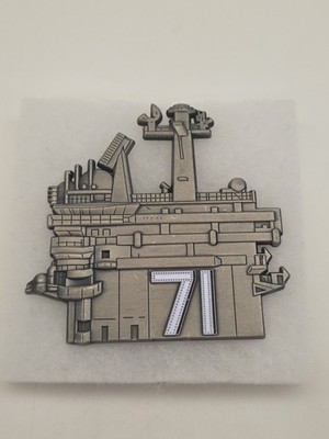 USS THEODORE ROOSEVELT CVN 71 FAMILY DAY CRUISE 2017 CHALLENGE COIN 