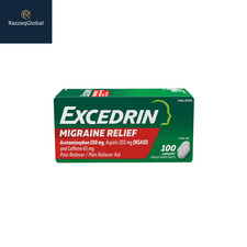 Excedrin Migraine Relief Caplets 100 Count