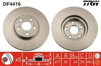 Bremsscheiben FüR Toyota Avensis Kombi T25 Limo 06-08 43512-05040