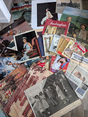 Riesiges Konvolut ROYAL Related Memorabilia - Mehrheitsplakate/Zeitschriften