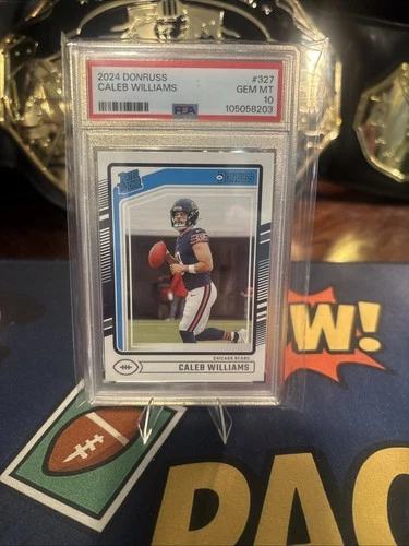 2024 Panini Donruss Caleb Williams Rated Rookie #327 PSA 10 Gem Mint