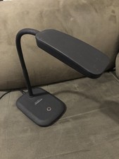 Sunbeam Flexible Neck Led Desk Lamp Adjustable Light Black 3 Light Levels