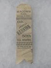 MACOMB ILLINOIS 50th INFANTRY GAR CIVIL WAR GRAND ARMY REPUBLIC REUNION RIBBON