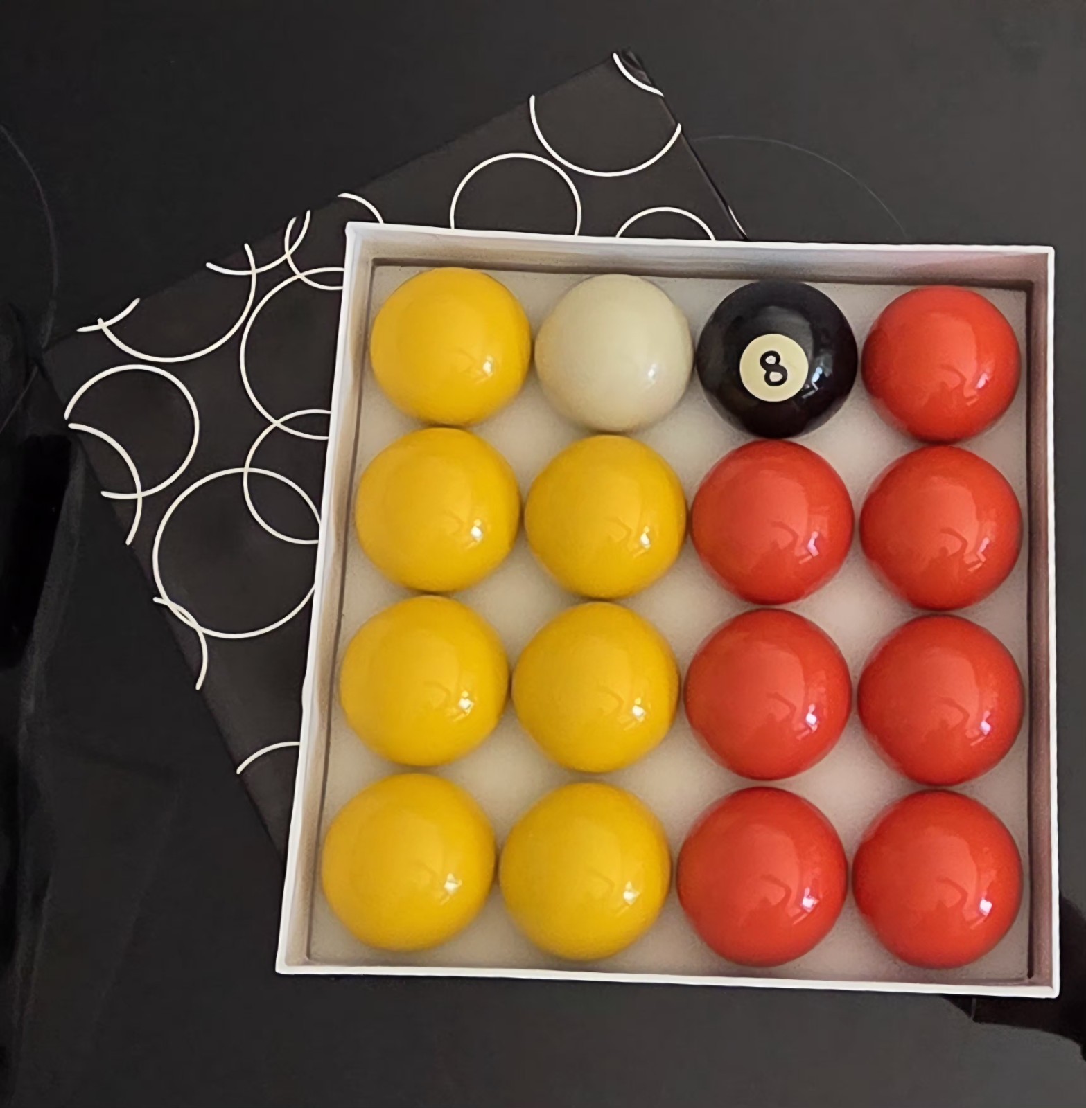 Oypla Full Size UK Regulation 16 Pool Ball Set New in Box