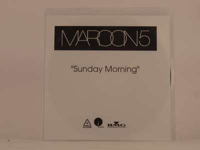 MAROON 5 SUNDAY MORNING (G58) 1 Track Promo CD Single including White Sleeve BMG