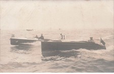 MONACO MONTE CARLO (carte photo) Course Canot Automobile ( N°21 Dyack )