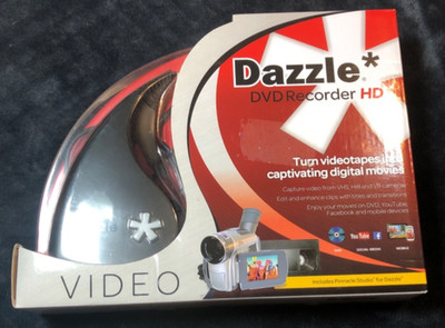 Dazzle DVD Recorder HD Video Capture Device + Pinnacle Video Editing Software