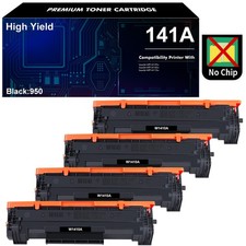 4-Pack W1410A 141A Toner NO CHIP Fits for HP LaserJet MFP M139w M140w M110w A