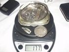 925 STERLING SILVER SCRAP LOT 177 Grams Powder Jar Lid single Earrings jewelry — photo 3