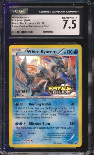 2016 Pokemon White Kyurem XY128 Black Star Promos CGC 7.5