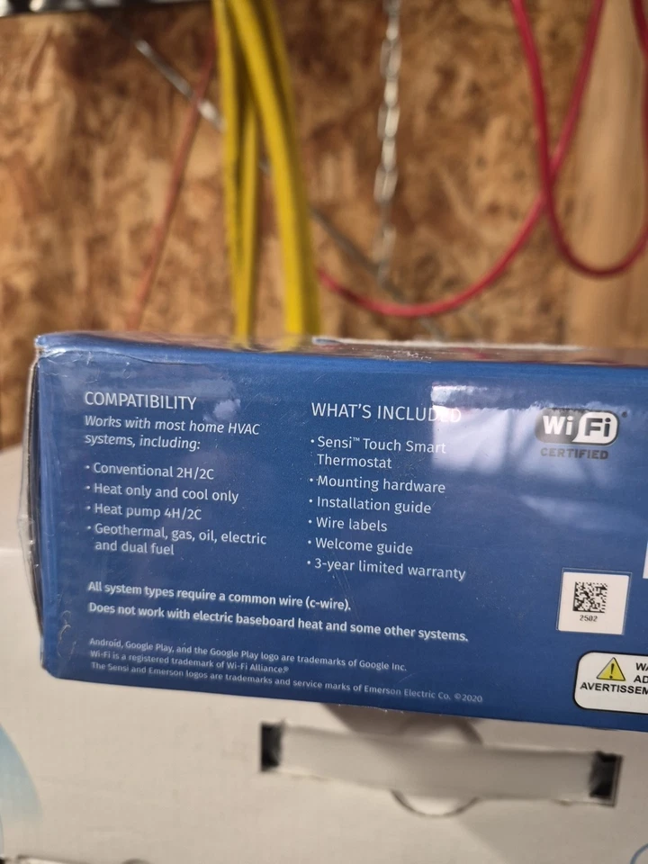 Emerson Sensi Touch ST75 - Smart Thermostat (New Sealed Box) FAST FREE SHIPPING. - Image 3 of 4