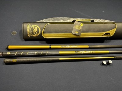 Predator Cues, Limited Edition Gold P3, Gold BK Rush, Gold Air Rush, & New Case