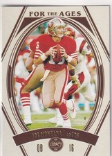 2021 LEGACY FOOTBALL JOE MONTANA SAN FRANCISCO 49ERS NFL FOR THE THE AGES #2303