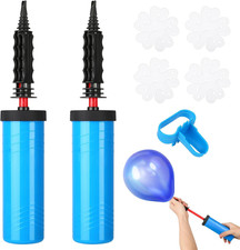 2 Pezzi Pompetta per Palloncini, Pompa Palloncini Manuali, Pompa per Palloncini,