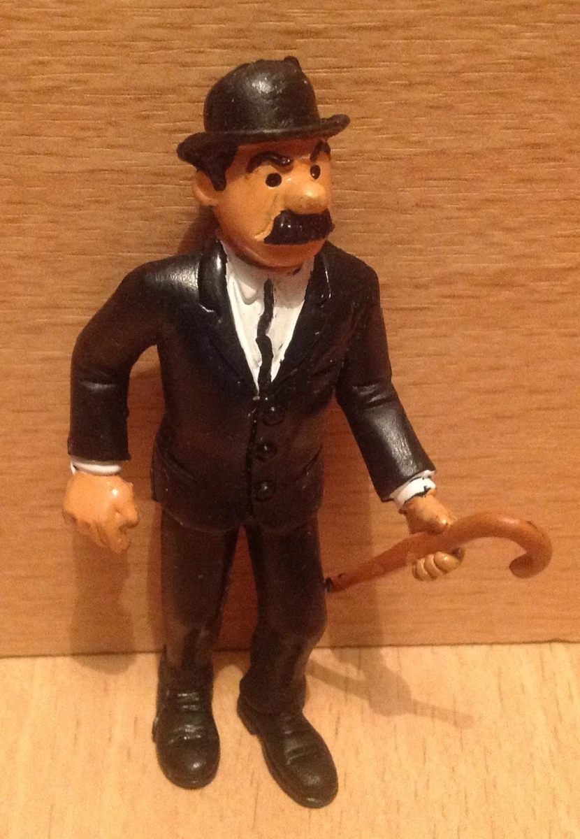 FIGURINE PVC COMICS SPAIN TINTIN KUIFJE HERGE DUPOND CANNE detaché COMICSPAIN
