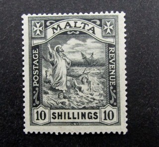 nystamps British Malta Stamp # 73 Mint OG H $400 O9y1062