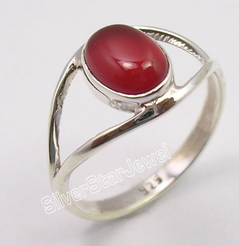 Hot Deals Shop | 925 Silver CABOCHON RED CARNELIAN UNISEX JEWELRY 