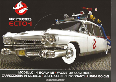 COSTRUISCI BUILD ECTO-1 GHOSTBUSTERS 1/8-FROM 79 TO 93-DEAGOSTINI