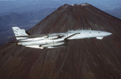 F-14A Tomcat aircraft of Fighter OVER MOUNT FUJI 8X12 PHOTOGRAPH