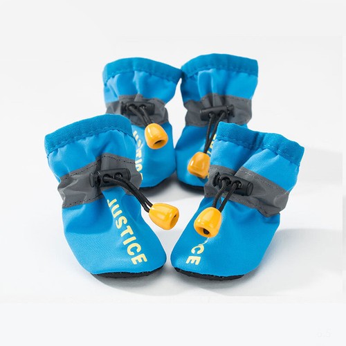 4pcs Pet Dog Shoes Anti-slip Boots Socks for Small Puppy Dog Waterproof Outdoor♡ - Picture 25 of 29